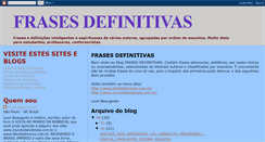 Desktop Screenshot of frasesdefinitivas.blogspot.com