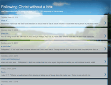 Tablet Screenshot of followingchristwithoutabox.blogspot.com