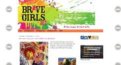 Desktop Screenshot of bravegirlsart.blogspot.com