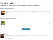 Tablet Screenshot of ghazaliartgallery.blogspot.com