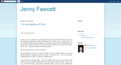 Desktop Screenshot of jennyfawcett.blogspot.com