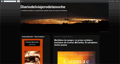 Desktop Screenshot of diariodelviajerodelanoche.blogspot.com
