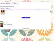 Tablet Screenshot of mommylikestoparty.blogspot.com