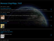 Tablet Screenshot of monessablogvilag.blogspot.com