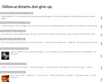 Tablet Screenshot of followurdreamsdungiveup.blogspot.com