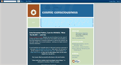 Desktop Screenshot of cosmicconsciousnessmanual.blogspot.com