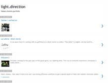 Tablet Screenshot of lightdirection.blogspot.com