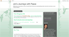 Desktop Screenshot of jonsjourneyswithpeace.blogspot.com
