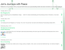 Tablet Screenshot of jonsjourneyswithpeace.blogspot.com