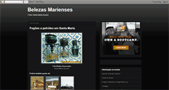 Desktop Screenshot of belezasmarienses.blogspot.com