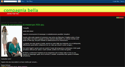 Desktop Screenshot of compagniabella.blogspot.com