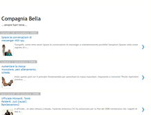 Tablet Screenshot of compagniabella.blogspot.com