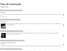 Tablet Screenshot of fasedeconstrucao.blogspot.com