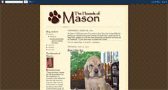 Desktop Screenshot of houndsofmason.blogspot.com