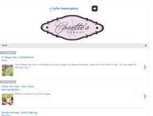 Tablet Screenshot of cosettescloset.blogspot.com