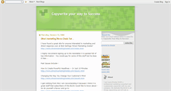 Desktop Screenshot of copywritingtosuccess.blogspot.com