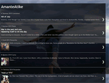 Tablet Screenshot of amanteatike.blogspot.com
