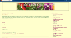 Desktop Screenshot of feedthefreezer.blogspot.com