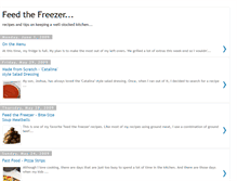 Tablet Screenshot of feedthefreezer.blogspot.com