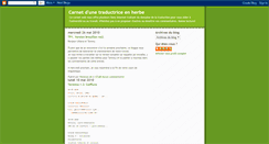 Desktop Screenshot of carnet-trad.blogspot.com