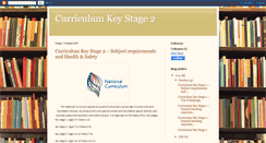 Desktop Screenshot of curriculumkeystage2.blogspot.com