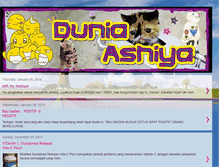 Tablet Screenshot of duniaashiya.blogspot.com