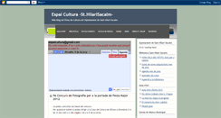 Desktop Screenshot of espaicultura.blogspot.com