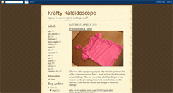 Desktop Screenshot of kraftykaleidoscope.blogspot.com