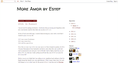 Desktop Screenshot of amorestef.blogspot.com