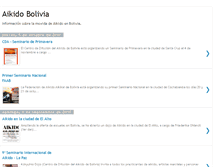 Tablet Screenshot of aikidobolivia.blogspot.com