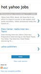 Mobile Screenshot of hotyahoojobs.blogspot.com