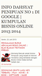 Mobile Screenshot of infodahsyatpenipuanno1digoole.blogspot.com