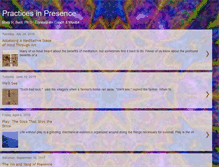 Tablet Screenshot of practicesinpresence.blogspot.com