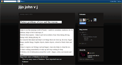 Desktop Screenshot of jijojohnvj.blogspot.com