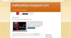 Desktop Screenshot of melkyaditya.blogspot.com