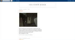 Desktop Screenshot of chitownrider.blogspot.com