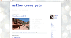 Desktop Screenshot of mellowpets.blogspot.com