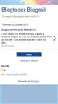 Mobile Screenshot of blogtoberblogroll.blogspot.com