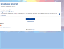 Tablet Screenshot of blogtoberblogroll.blogspot.com