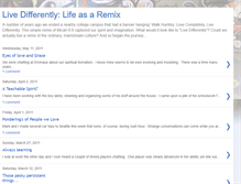 Tablet Screenshot of livedifferentlyremix.blogspot.com