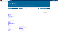 Desktop Screenshot of jobsgalaxy.blogspot.com