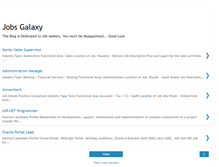 Tablet Screenshot of jobsgalaxy.blogspot.com