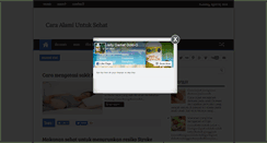 Desktop Screenshot of caraalamiuntuksehat.blogspot.com