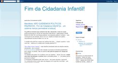 Desktop Screenshot of fimcidadaniainfantil.blogspot.com