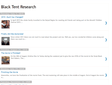 Tablet Screenshot of blacktentresearch.blogspot.com