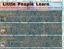 Tablet Screenshot of littlepeoplelearn.blogspot.com