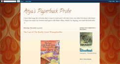 Desktop Screenshot of anjaspaperbackprobe.blogspot.com