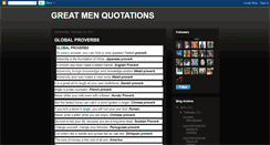 Desktop Screenshot of greatmenquotations.blogspot.com