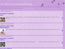 Tablet Screenshot of albabaylos40lectores.blogspot.com