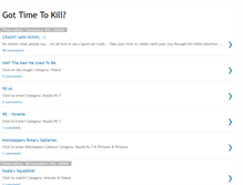 Tablet Screenshot of gottimetokill.blogspot.com